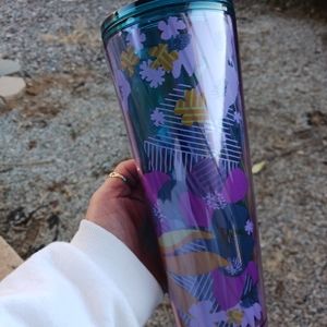 Starbucks Floral Venti Cold Cup Tumbler